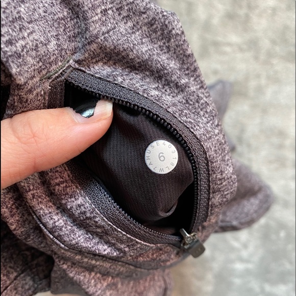SOLD lululemon Tracker V Short in Heathered Black - Picture 6 of 7